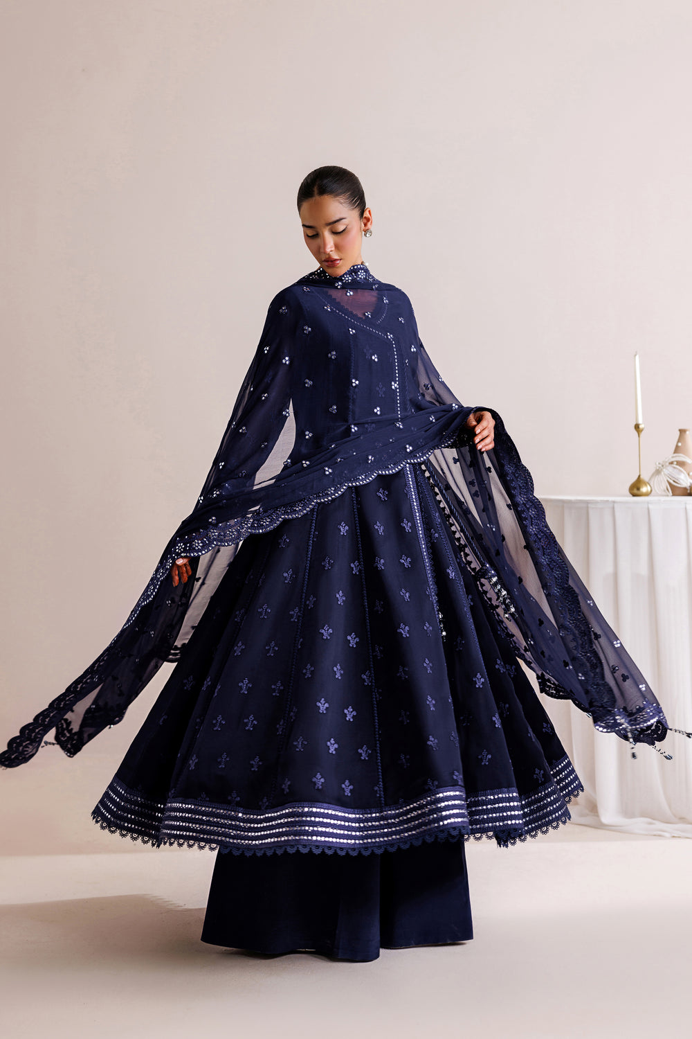 Farasha | Chiffon Threads 26 | Night Prism by Farasha - Designer Dress  - Type : Ladies Clothes - Available at Libayah - 100% Original 