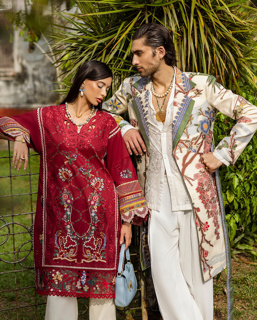 Esmel | Mon Tresor Luxe Lawn 26 | Merci Pour Tout by Esmel - Designer Dress - Type : Luxury Dress - Available at Libayah - 100% Original