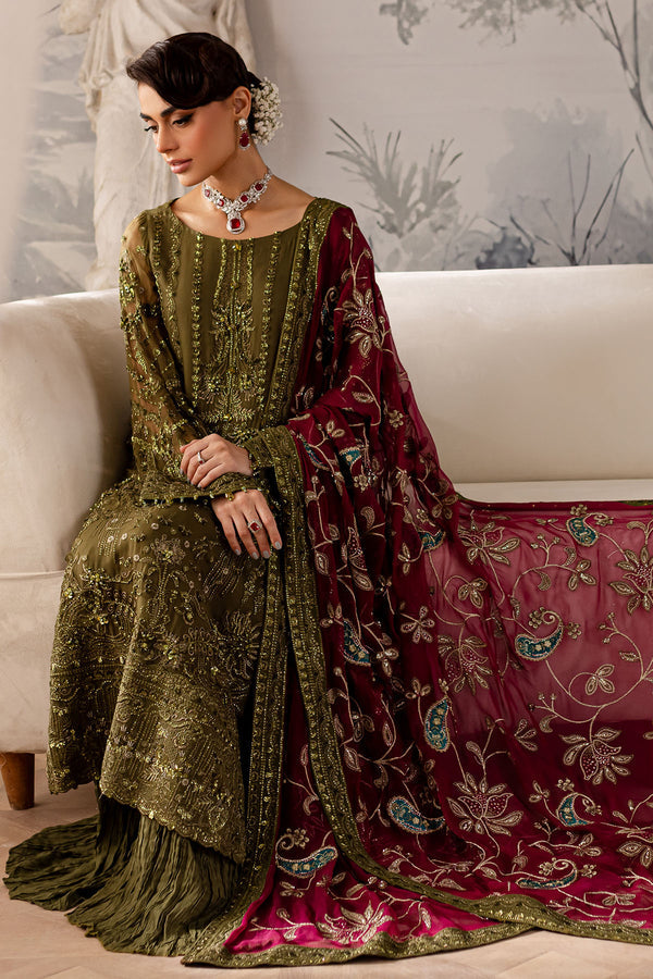 NEL-56 – authentic Pakistani formal dress from the Nureh Elanora Formals 25 collection for women in the UK.