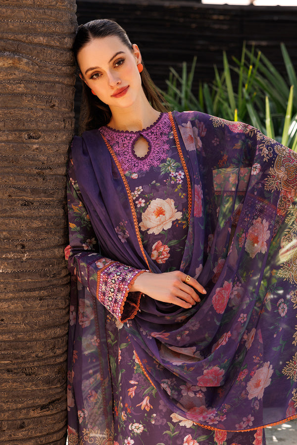 Farasha | Printed Essentials | Majestic Purple by Farasha - Designer Dress - Type: Ladies Clothes - Available at Libayah - 100% Original