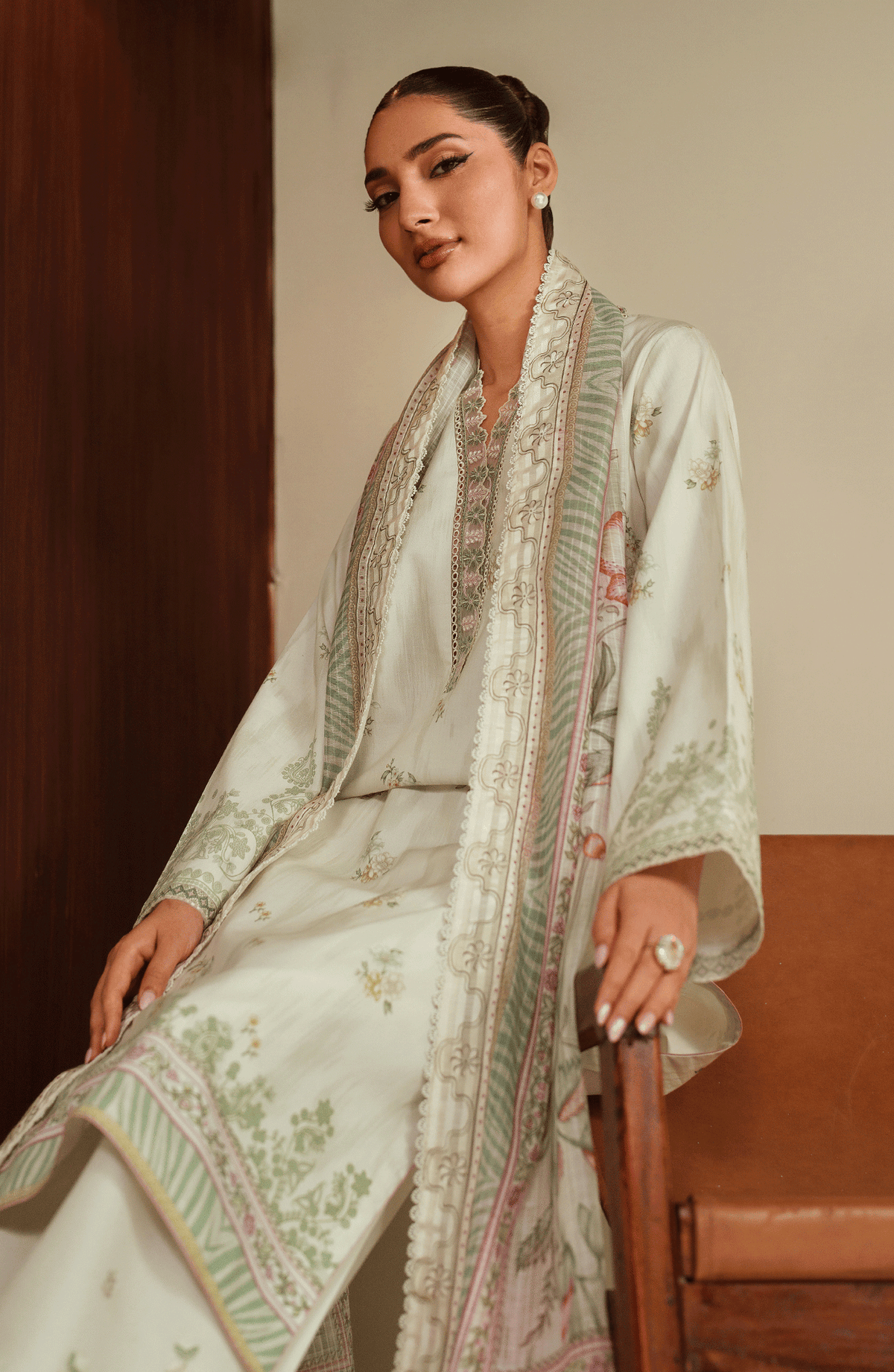 Seran | Ilara Cambric | ELVERRA by Seran - Designer Dress  - Type : Ladies Clothes - Available at Libayah - 100% Original 