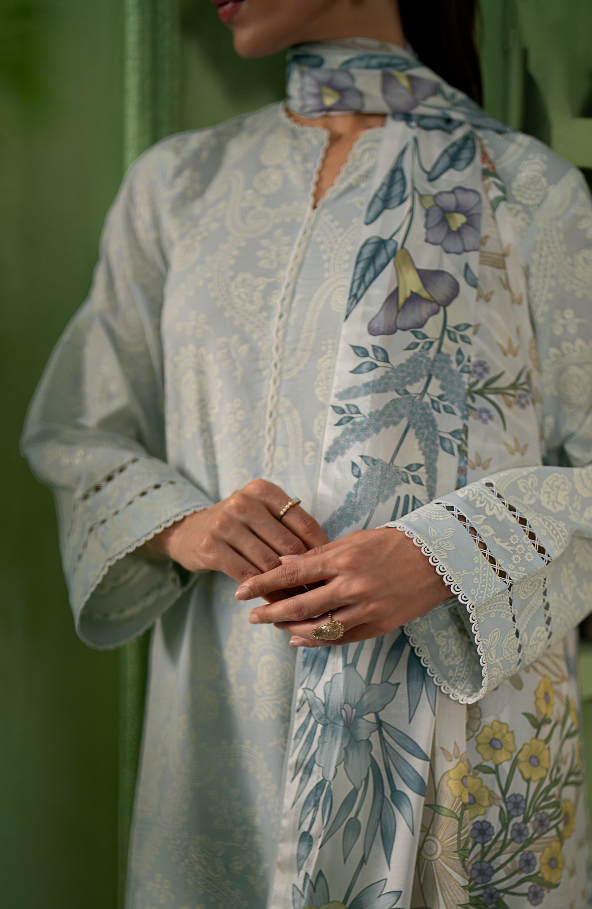 Seran | Artisan Lawn 25 | GLACE by Seran - Designer Dress - Type: Ladies Clothes - Available at Libayah - 100% Original