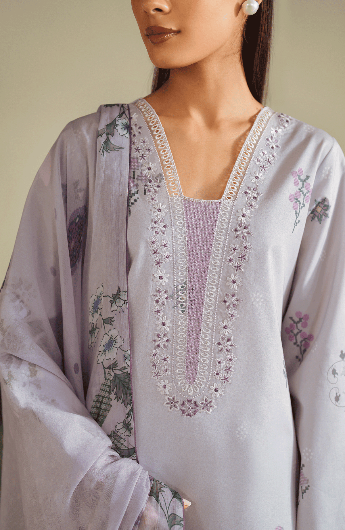 Seran | Ilara Cambric | LAVARA by Seran - Designer Dress  - Type : Ladies Clothes - Available at Libayah - 100% Original 