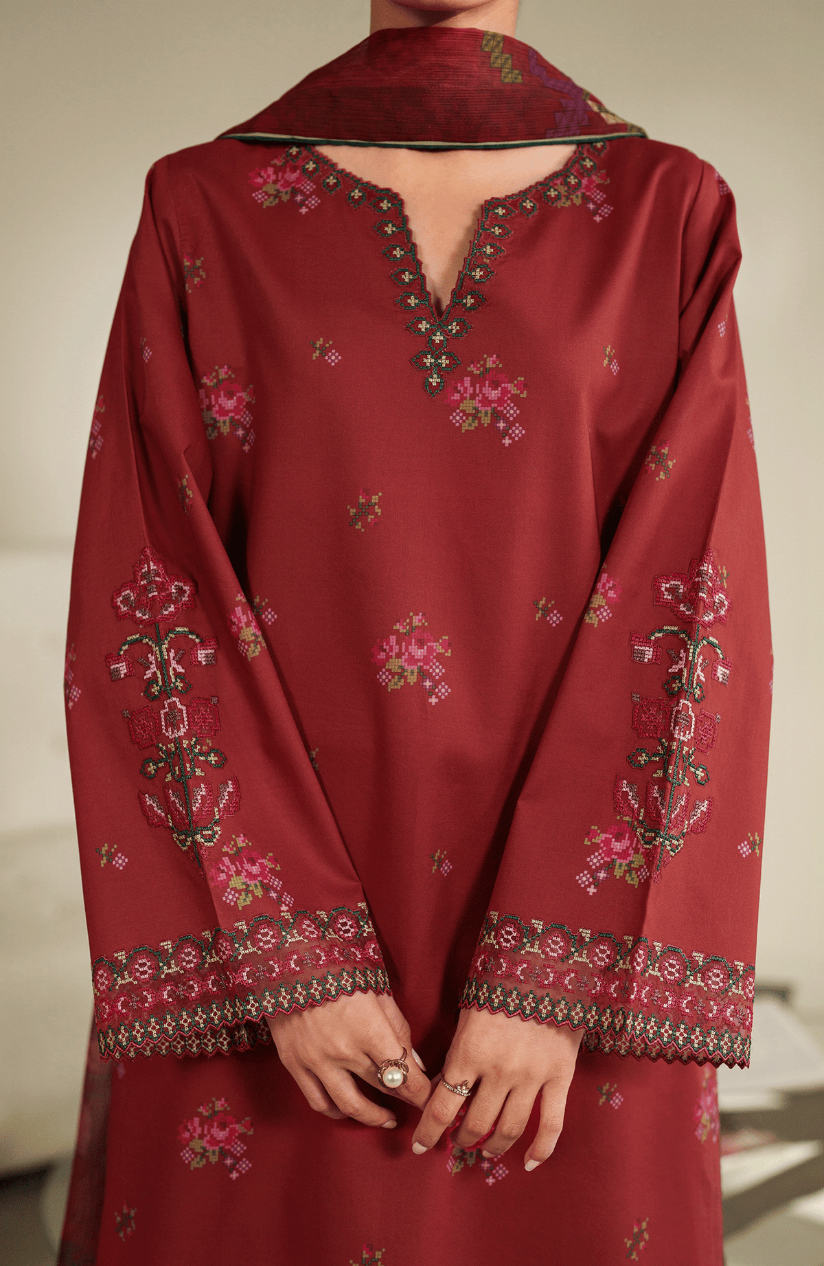 Seran | Ilara Cambric | SORREL by Seran - Designer Dress  - Type : Ladies Clothes - Available at Libayah - 100% Original 