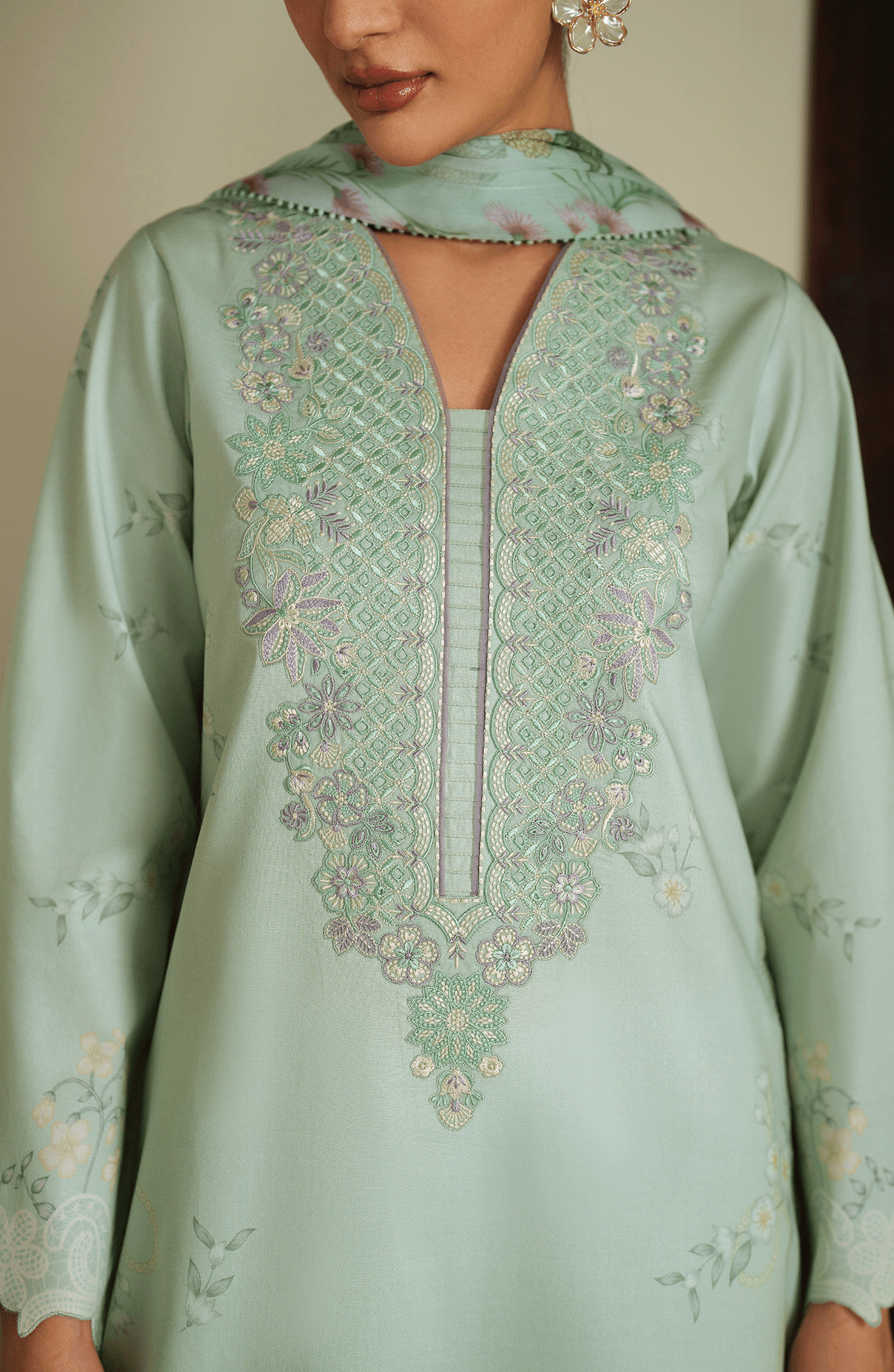 Seran | Ilara Cambric | SERENE by Seran - Designer Dress  - Type : Ladies Clothes - Available at Libayah - 100% Original 