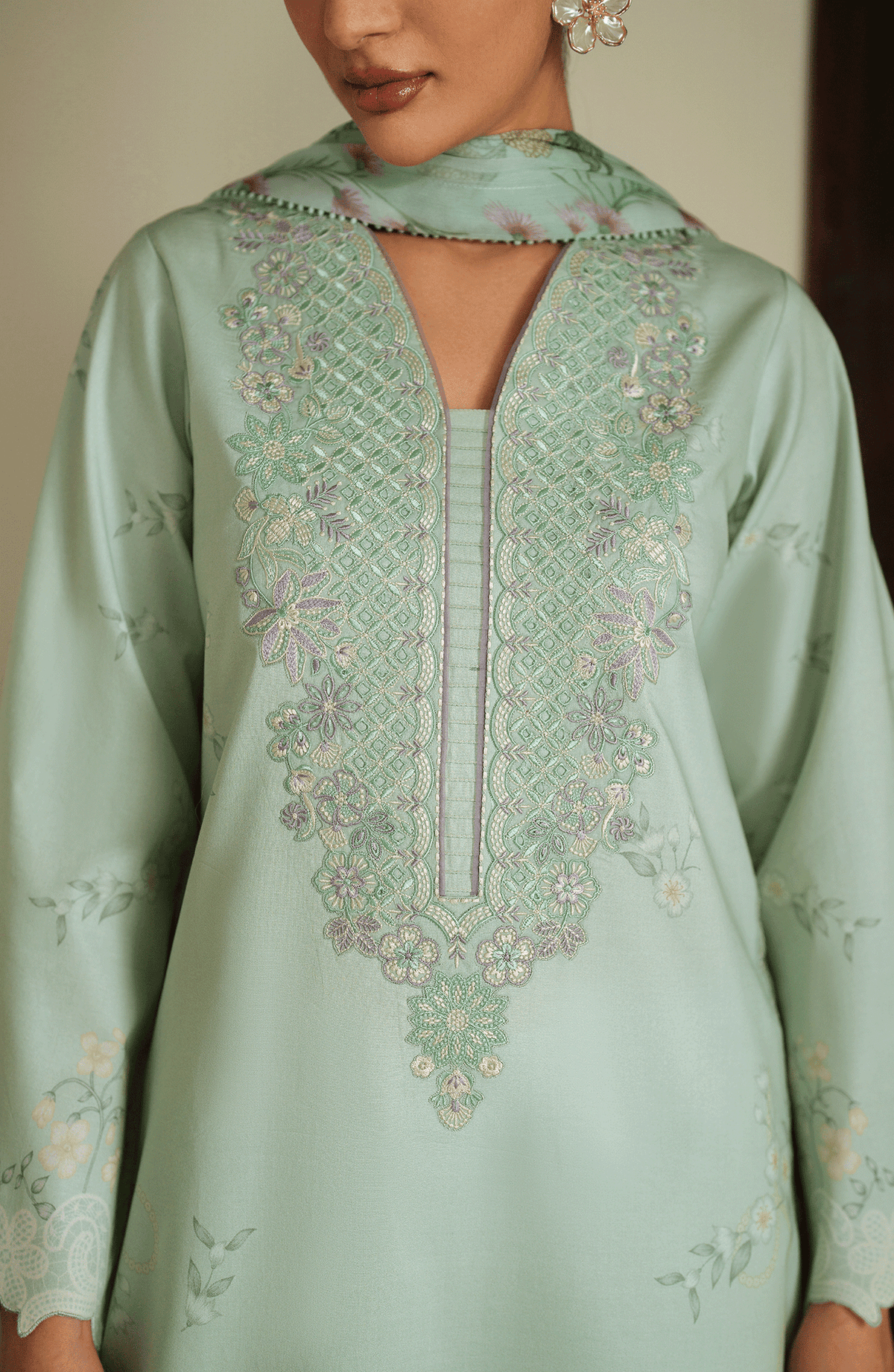 Seran | Ilara Cambric | SERENE by Seran - Designer Dress  - Type : Ladies Clothes - Available at Libayah - 100% Original 