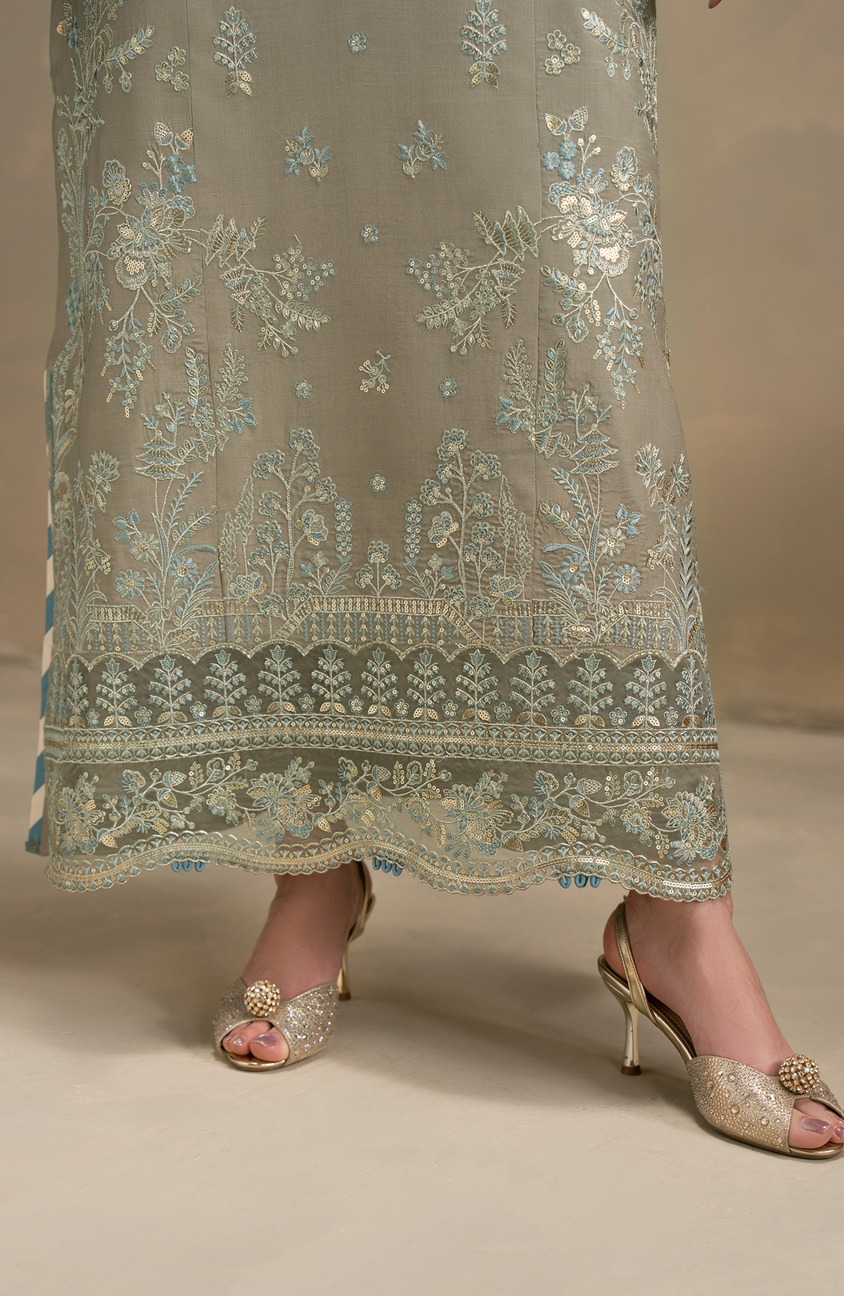 Seran | Lumiere RTW Eid 26 | Dune by Seran - Designer Dress  - Type : Ladies Clothes - Available at Libayah - 100% Original 