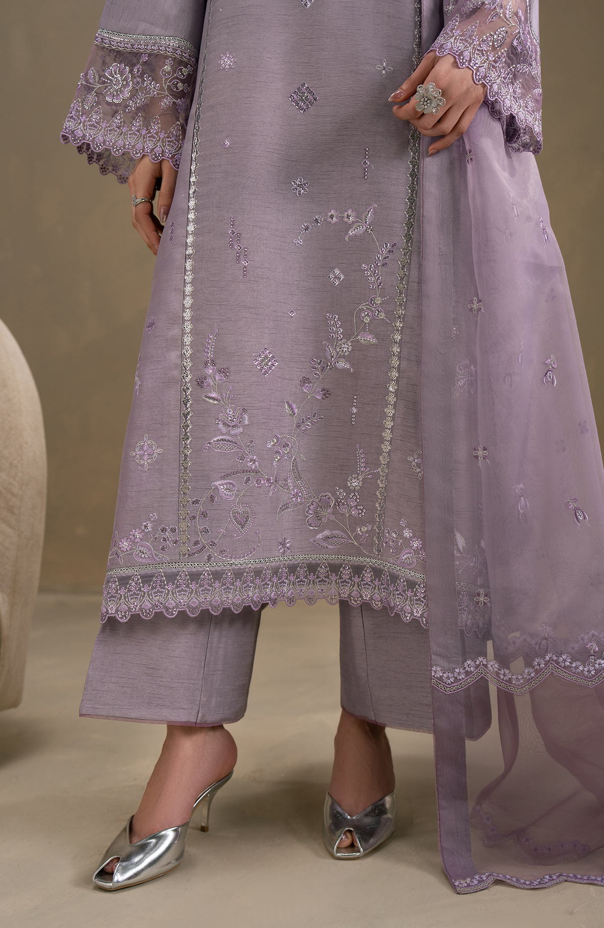 Seran | Lumiere RTW Eid 26 | Lila by Seran - Designer Dress  - Type : Ladies Clothes - Available at Libayah - 100% Original 