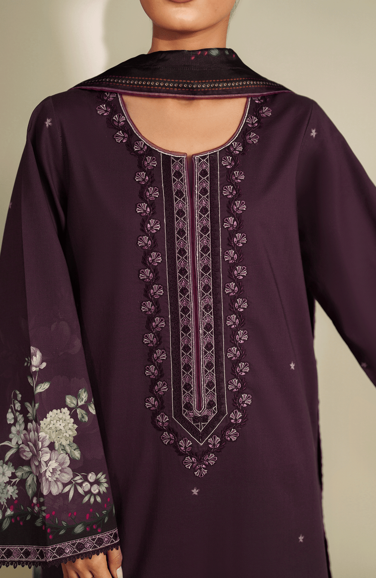 Seran | Ilara Cambric | PLUMORA by Seran - Designer Dress  - Type : Ladies Clothes - Available at Libayah - 100% Original 
