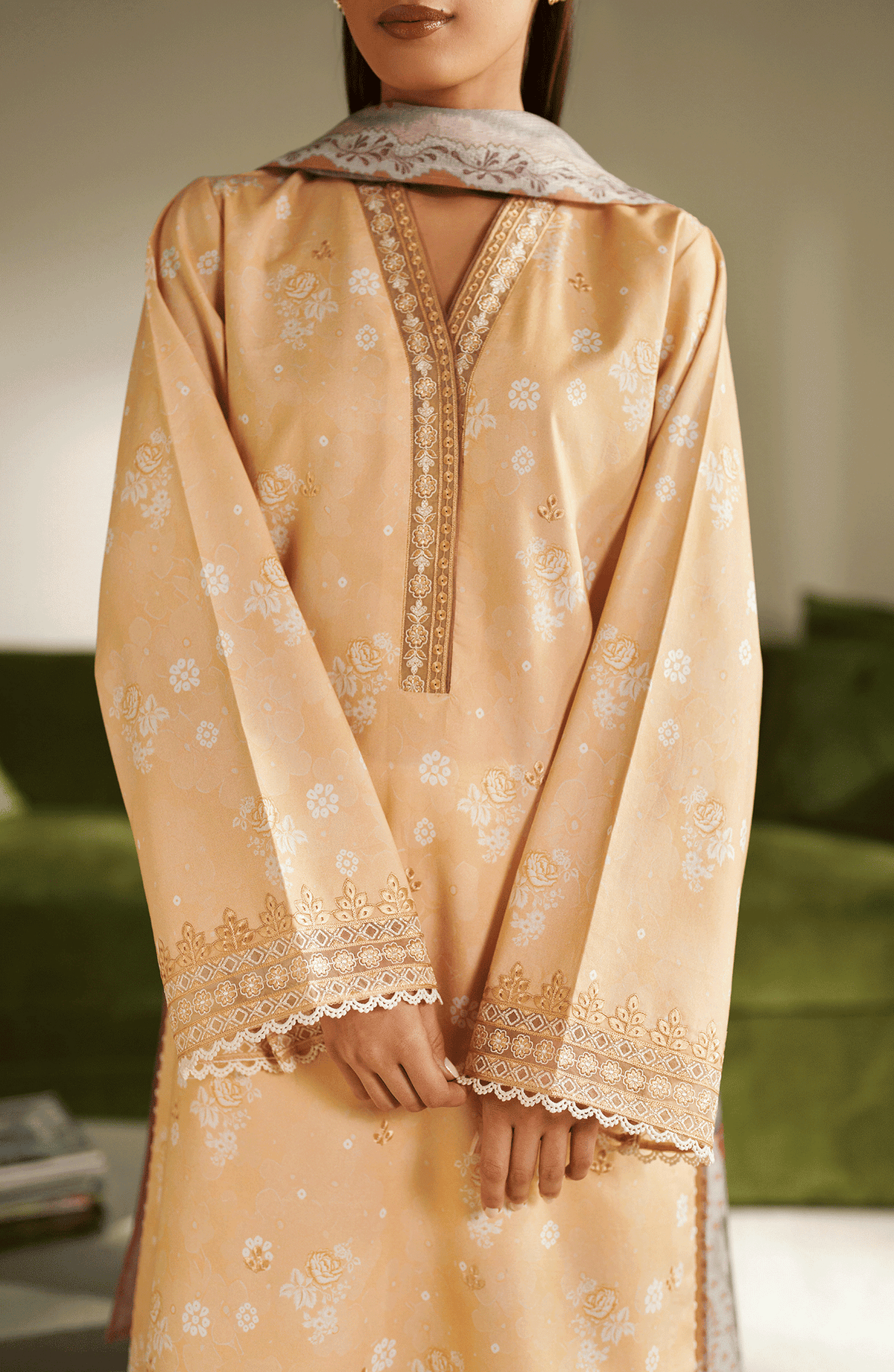 Seran | Ilara Cambric | SOLARIA by Seran - Designer Dress  - Type : Ladies Clothes - Available at Libayah - 100% Original 