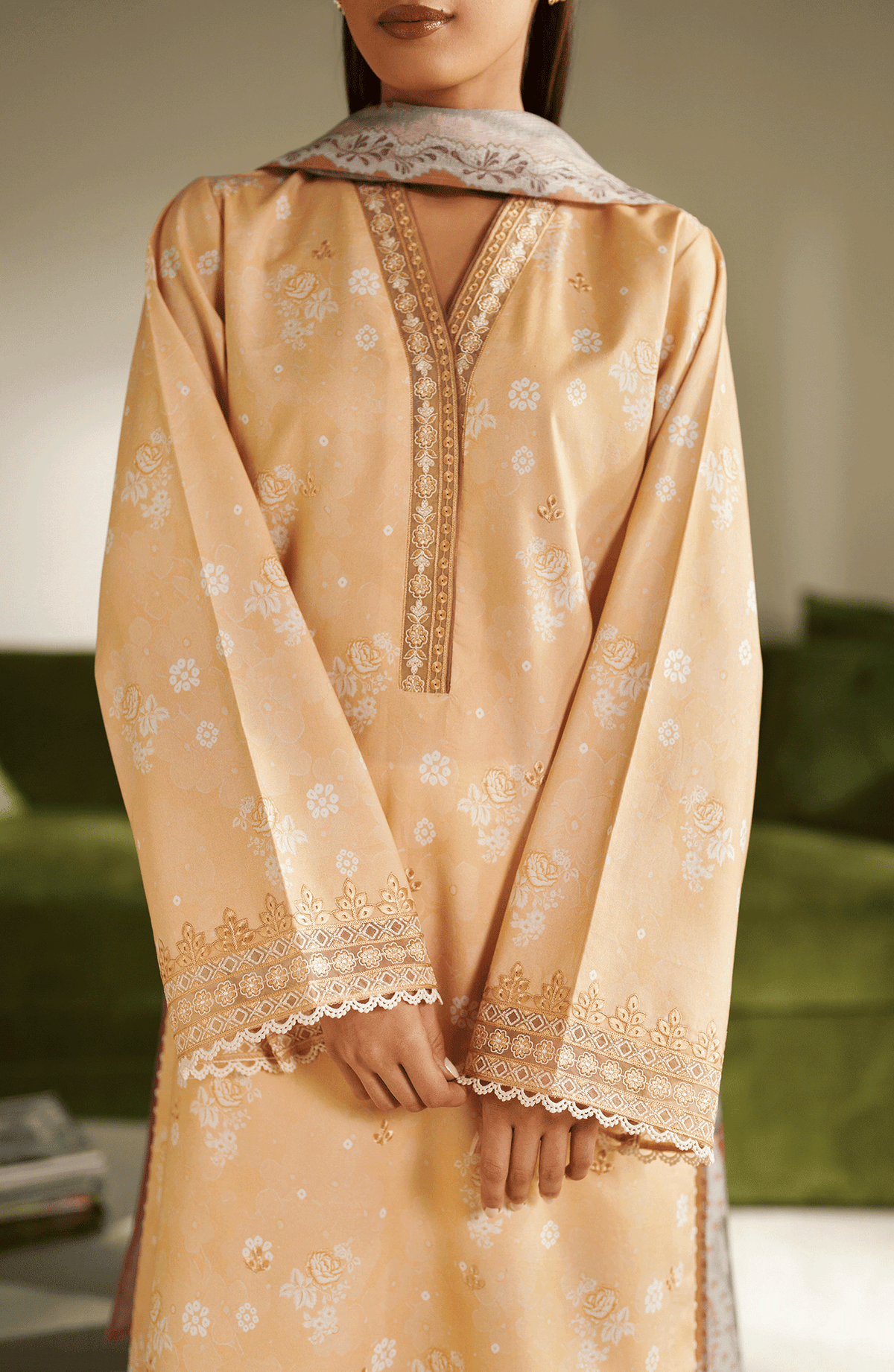 Seran | Ilara Cambric | SOLARIA by Seran - Designer Dress  - Type : Ladies Clothes - Available at Libayah - 100% Original 