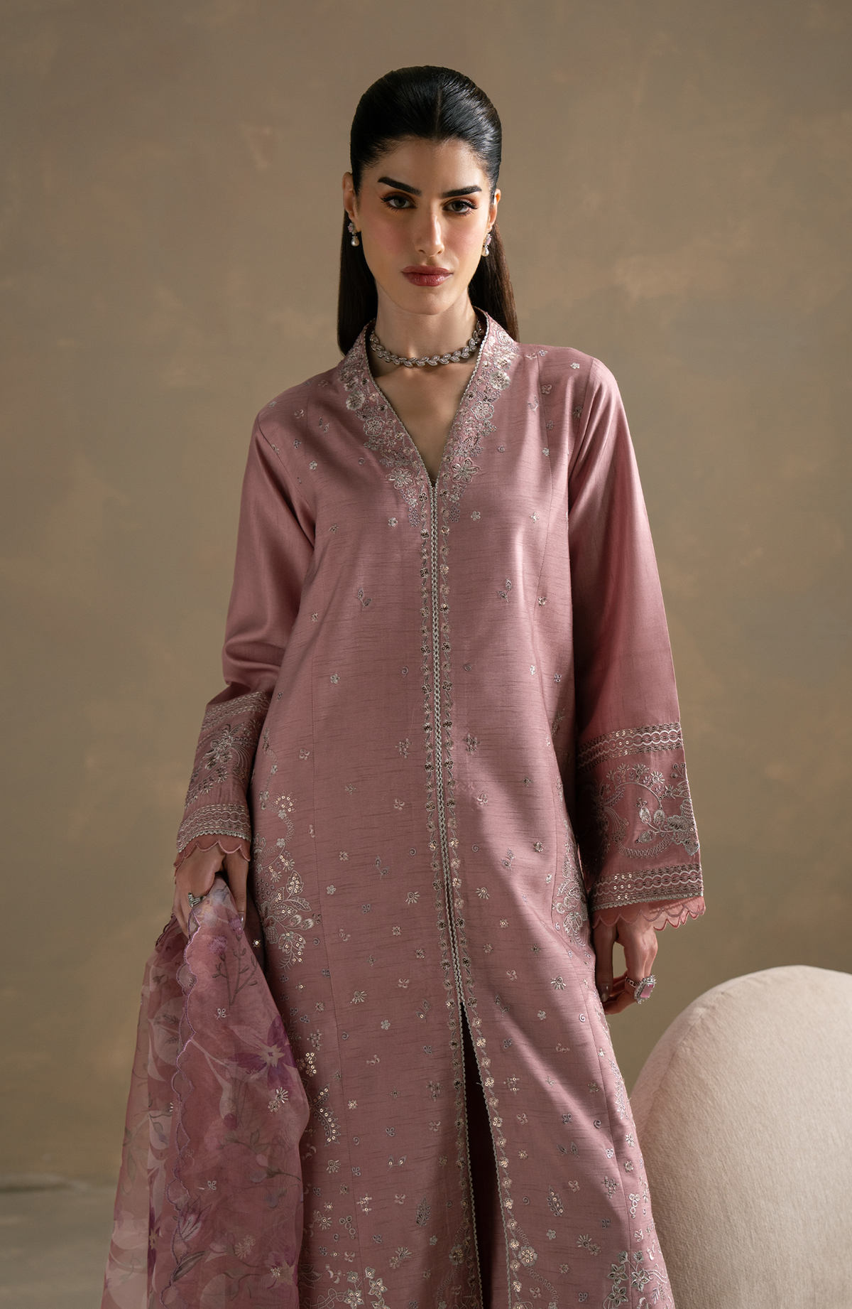 Seran | Lumiere RTW Eid 26 | Rosalie by Seran - Designer Dress  - Type : Ladies Clothes - Available at Libayah - 100% Original 