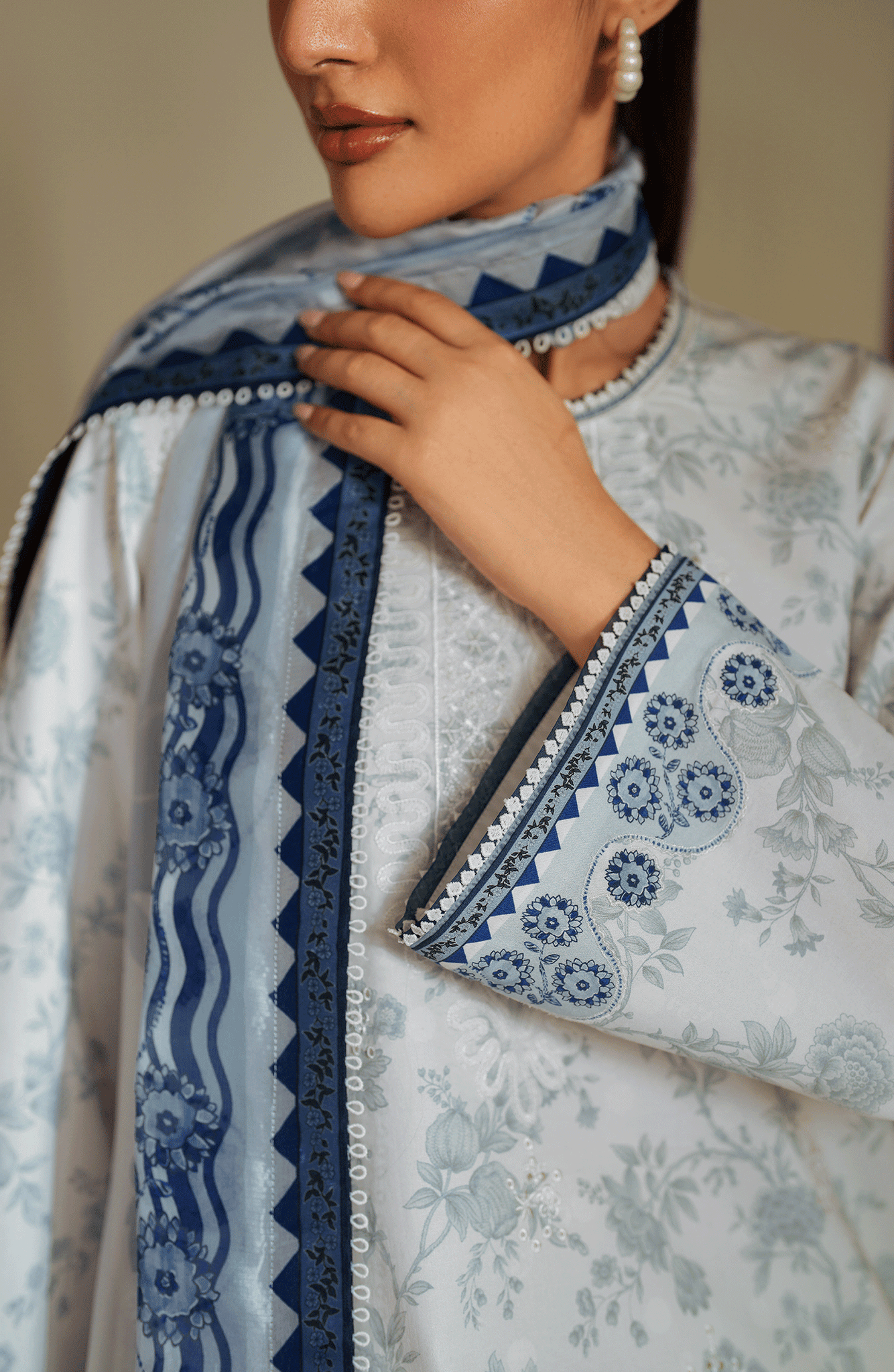 Seran | Ilara Cambric | AZZURA by Seran - Designer Dress  - Type : Ladies Clothes - Available at Libayah - 100% Original 