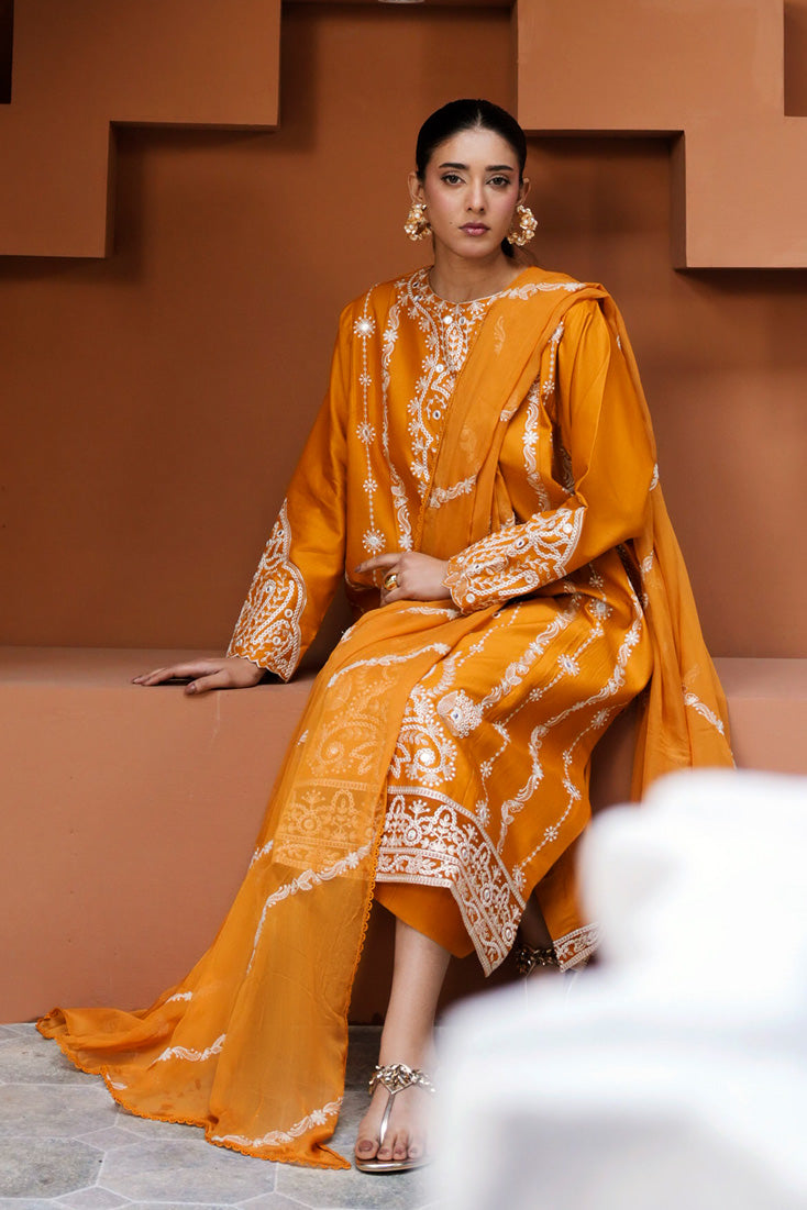 Marjjan | Leya Collection | MBL-95 (MUSTARD) - by Libayah - Registered Vendor of : Marjjan - 100% Original Designer Dress