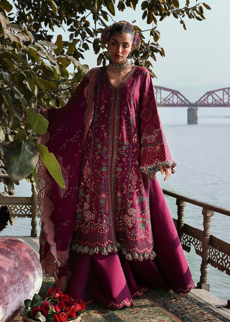 Hussain Rehar | Kalabagh Luxury Lawn 26 | Anjas by Hussain Rehar - Designer Dress  - Type : Ladies Clothes - Available at Libayah - 100% Original 