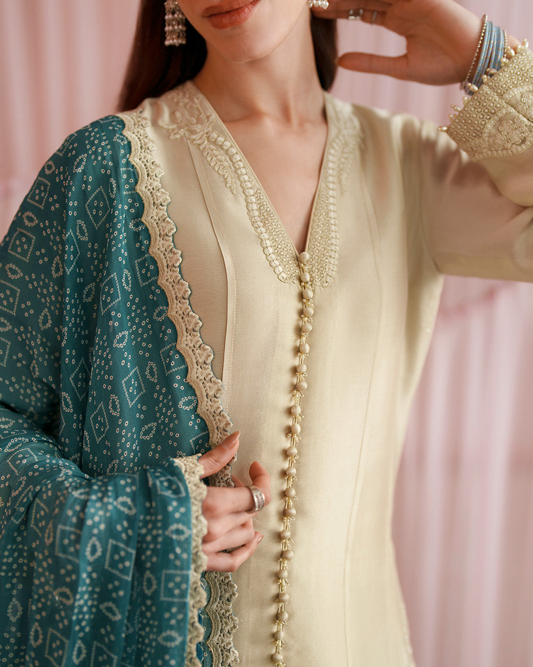 Faiza Saqlain | Roim Silk Edit | Rimaas by Faiza Saqlain - Designer Dress  - Type : Luxury Dress - Available at Libayah - 100% Original 