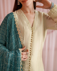 Faiza Saqlain | Roim Silk Edit | Rimaas by Faiza Saqlain - Designer Dress  - Type : Luxury Dress - Available at Libayah - 100% Original 