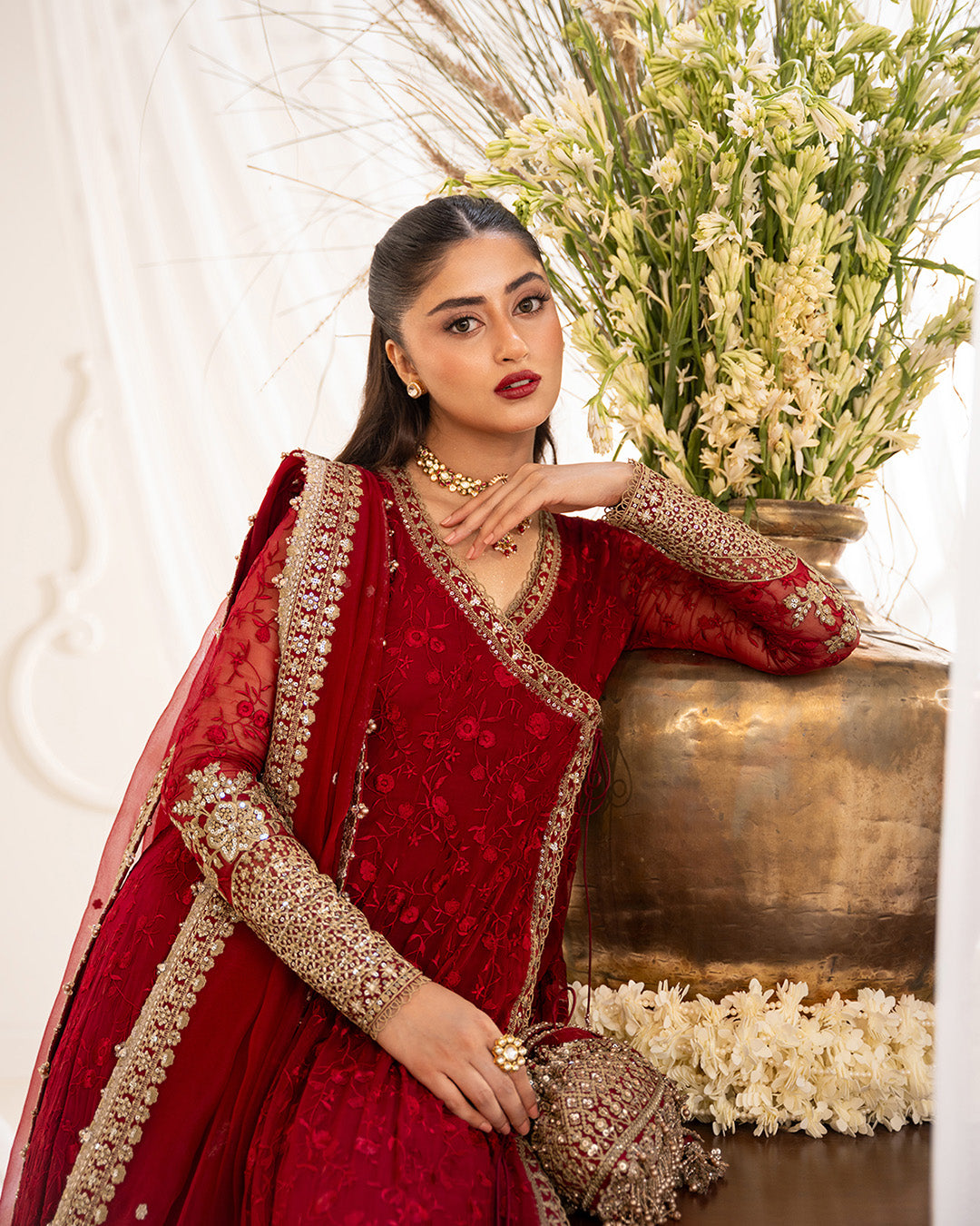 Faiza Saqlain | Rua Wedding Formals | Gul by Faiza Saqlain - Designer Dress  - Type : Ladies Clothes - Available at Libayah - 100% Original 