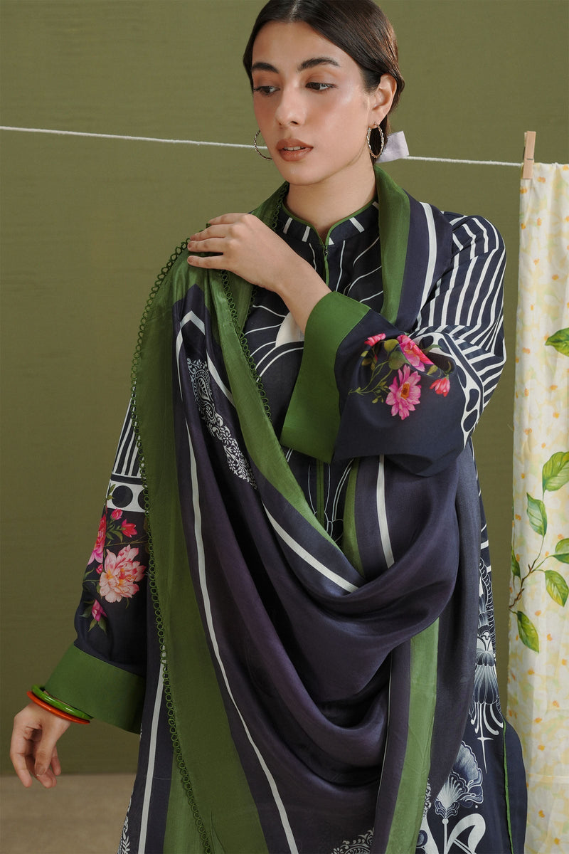Zara Shahjahan | Coco Prints 26 | Raya-10B - Designer Dress - Type : Ladies Clothes - Available at Libayah - 100% Original