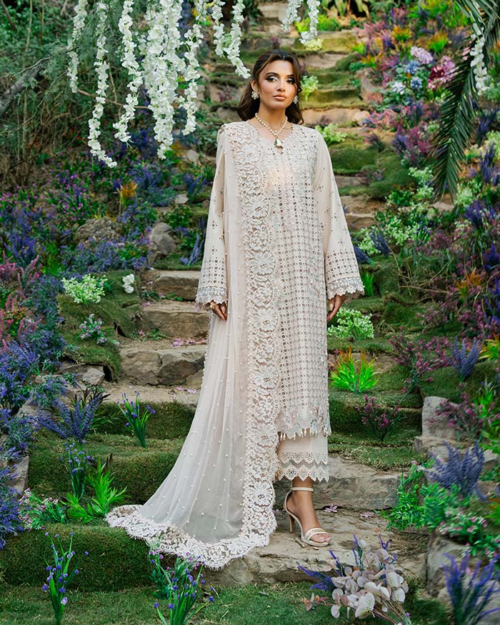 Zevk | Flora Festive Lawn | ASEEL by Zevk - Designer Dress - Type: Ladies Clothes - Available at Libayah - 100% Original