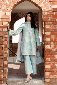 Emaan Adeel | Mirabelle Festive Luxury Lawn | ISOLDE by Emaan Adeel - Designer Dress  - Type : Ladies Clothes - Available at Libayah - 100% Original 