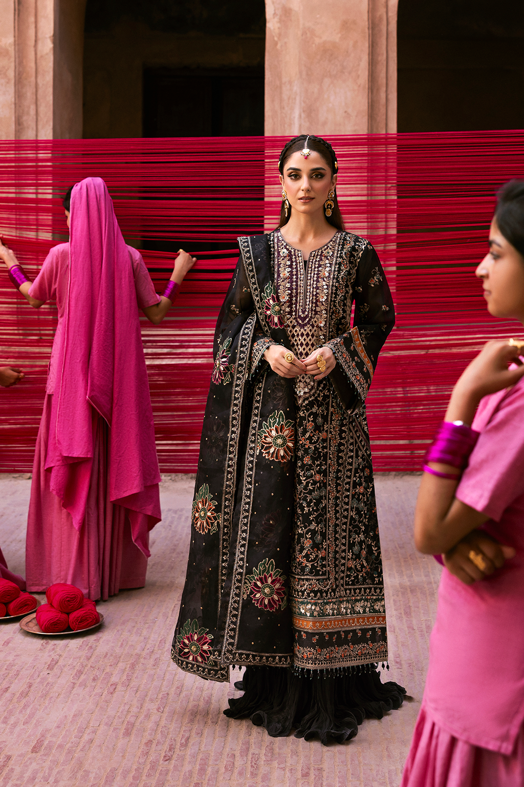 Emaan Adeel | The Empress Wedding Formals | NOCTELLE by Emaan Adeel - Designer Dress  - Type : Ladies Clothes - Available at Libayah - 100% Original 
