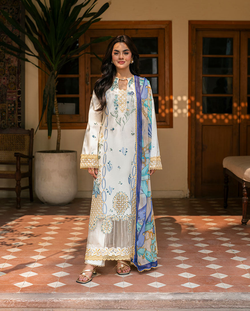 Roheenaz | Aashiyana Lawn | Zoya by Roheenaz - Designer Dress - Type: Ladies Clothes - Available at Libayah - 100% Original