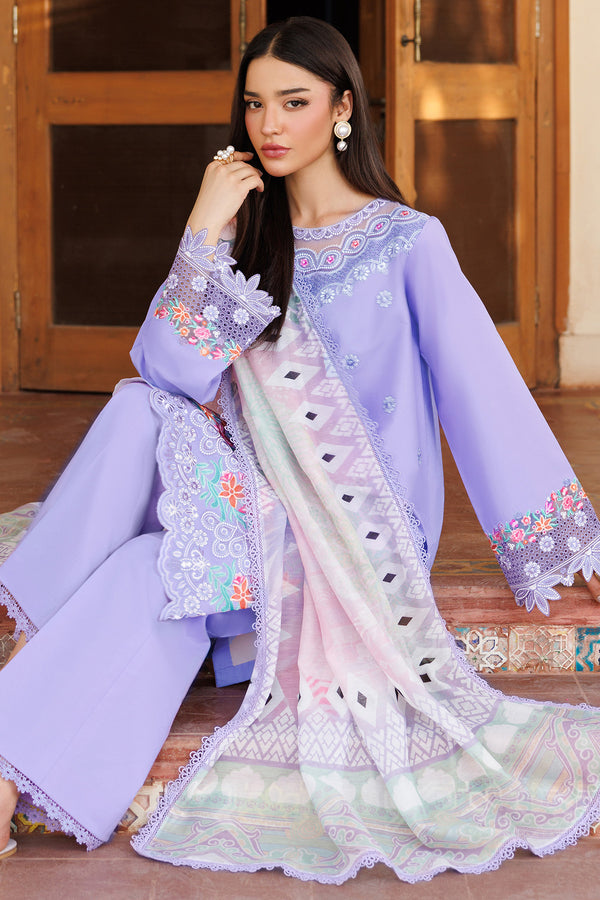 Farasha | Summer Weaves Embroidered Lawn | Lavender Dew by Farasha - Designer Dress - Type: Ladies Clothes - Available at Libayah - 100% Original