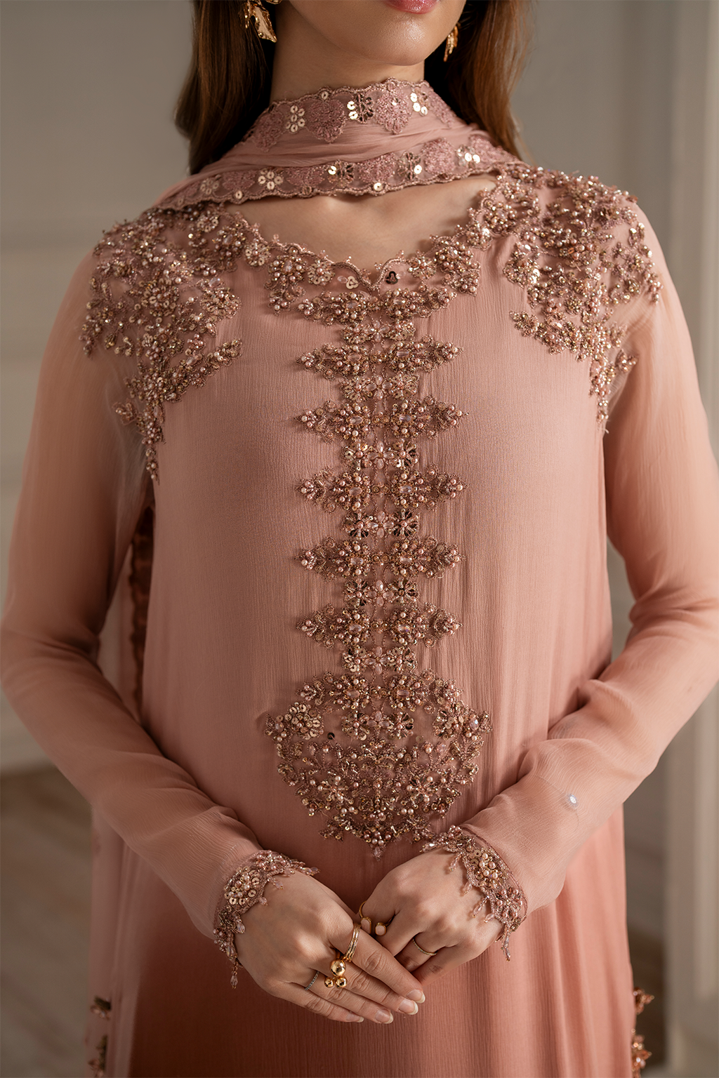 Iznik | Festive Formal |  UE-479 Embroidered Chiffon by Iznik - Designer Dress  - Type : Ladies Clothes - Available at Libayah - 100% Original 