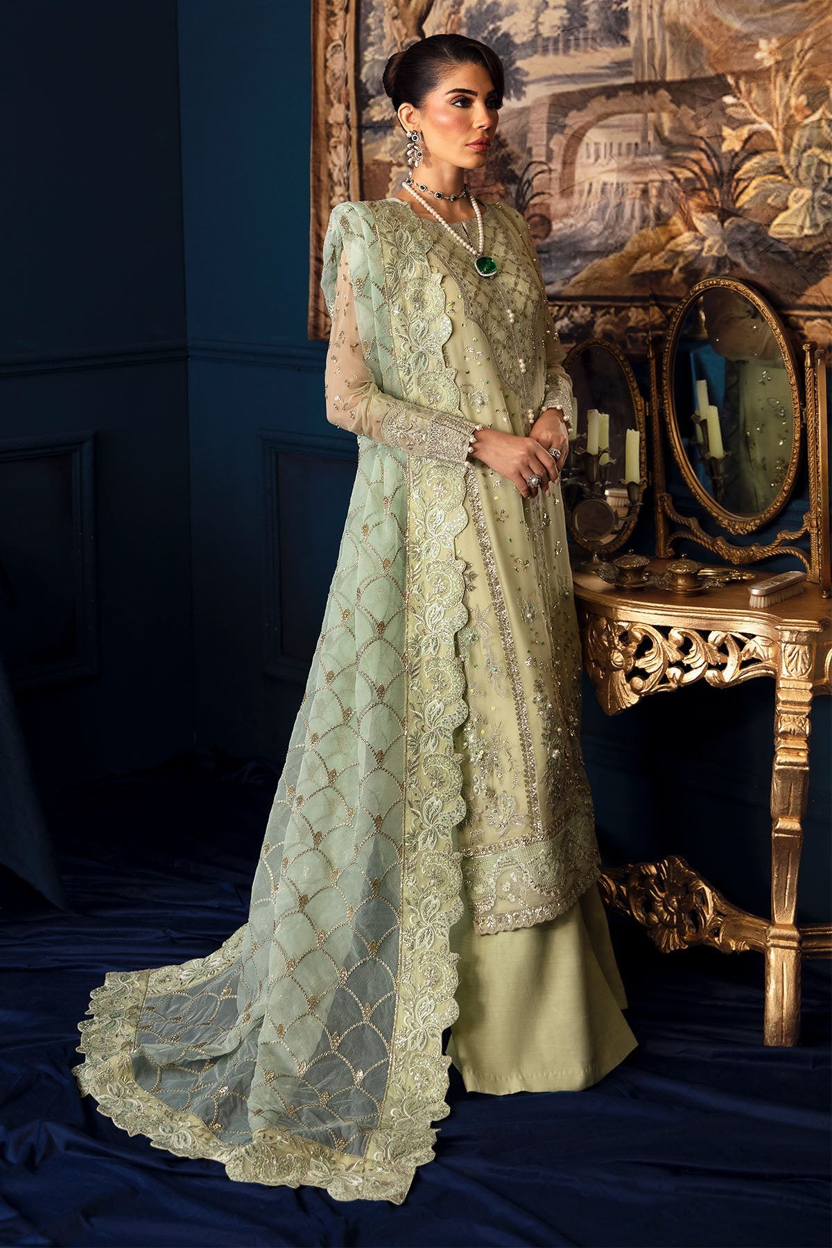 Nureh | Elanora Formal 24 | NEL-50-Meadow by Nureh - Designer Dress - Type: Ladies Clothes - Available at Libayah - 100% Original
