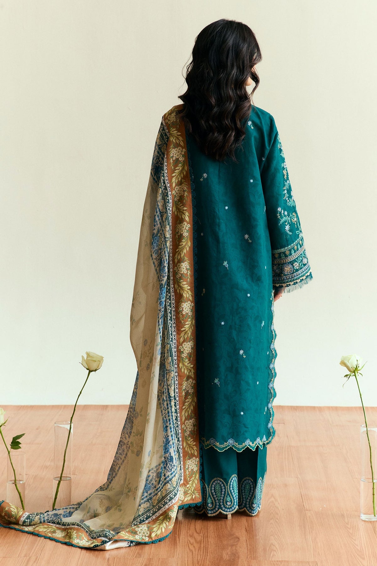 Zara Shahjahan | Coco Eid Edit | Marigold-D4 by Zara Sahjahan - Designer Dress - Type: Ladies Clothes - Available at Libayah - 100% Original