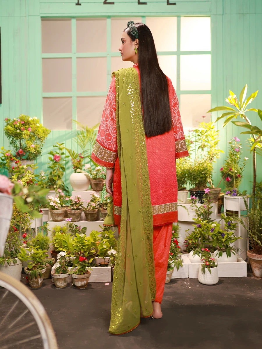 Salitex | Izel Lawn 24 | ORCHID - LUXURY LAWN EMBROIDERED SUIT by Salitex - Designer Dress - Type: Casuals - Available at Libayah - 100% Original