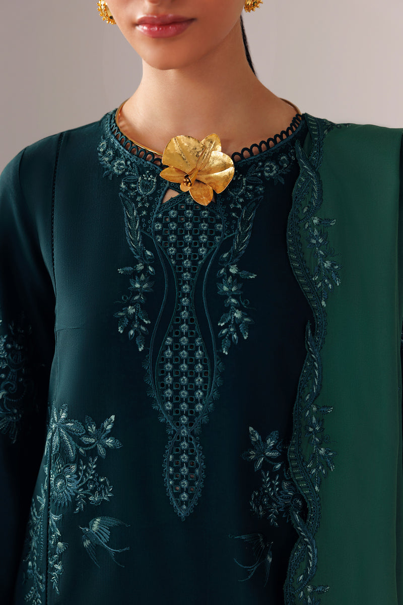 Qalamkar | Q Line Linen 26 | QLW-09 ROMA by Qalamkar - Designer Dress  - Type : Ladies Clothes - Available at Libayah - 100% Original 