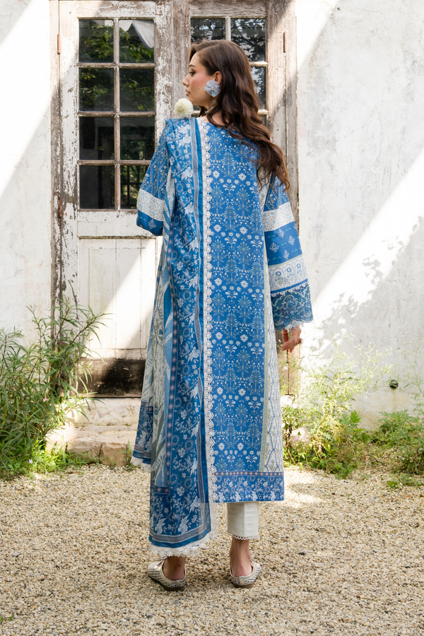 Aabyaan | Shezlin Chikankari 26 | EVARA (AZ-05) by Aabyaan - Designer Dress - Type : Luxury Dress - Available at Libayah - 100% Original