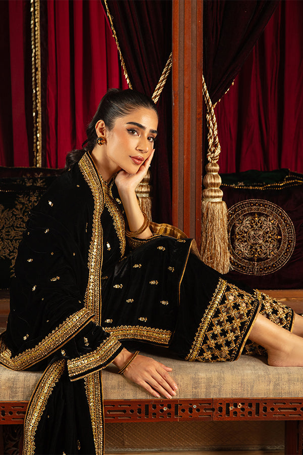 Laj | Velvets Formals | MELEK by Laj - Designer Dress - Type: Ladies Clothes - Available at Libayah - 100% Original