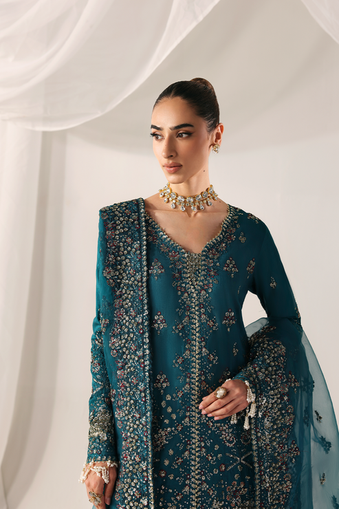 Emaan Adeel | Serein Luxe Silk | MOONLIT NIGHT by Emaan Adeel - Designer Dress  - Type : Ladies Clothes - Available at Libayah - 100% Original 