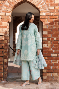 Emaan Adeel | Mirabelle Festive Luxury Lawn | ISOLDE by Emaan Adeel - Designer Dress  - Type : Ladies Clothes - Available at Libayah - 100% Original 