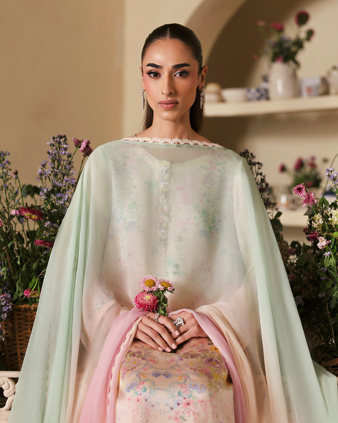 Faiza Saqlain | Serina Luxe | Aeni by Faiza Saqlain - Designer Dress  - Type : Ladies Clothes - Available at Libayah - 100% Original 