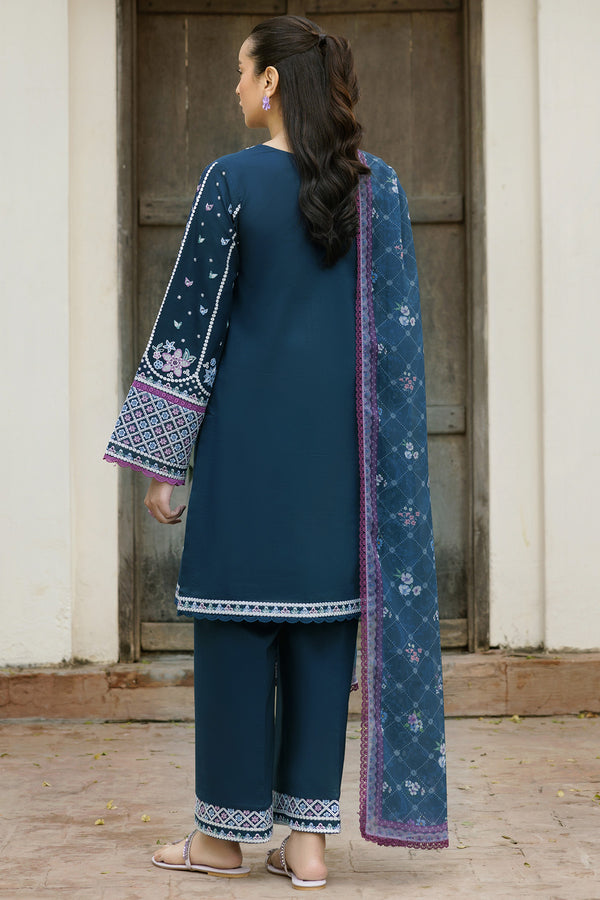 Farasha | Summer Weaves Embroidered Lawn | Blue Allure by Farasha - Designer Dress - Type: Ladies Clothes - Available at Libayah - 100% Original