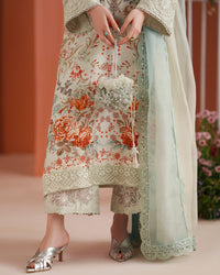 Faiza Saqlain | Roim Silk Edit | Tayma by Faiza Saqlain - Designer Dress  - Type : Luxury Dress - Available at Libayah - 100% Original 