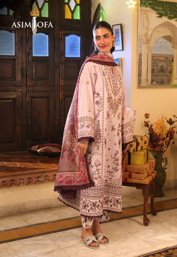 Asim Jofa | Summer Rhapsody | AJUBU-05 Embroidered Jacquard by Asim Jofa - Designer Dress  - Type : Ladies Clothes - Available at Libayah - 100% Original 