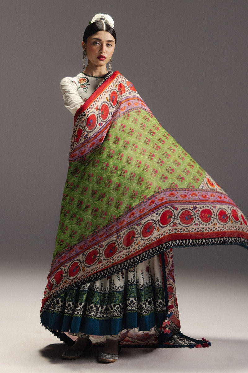 Zara Shahjahan | Anarkali 26 | Mehruba-D10 - Designer Dress - Type : Ladies Clothes - Available at Libayah - 100% Original