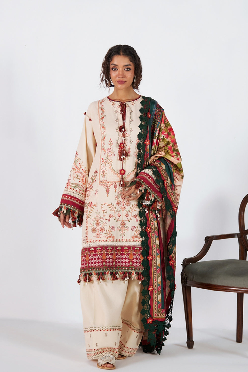 Saira Rizwan | Winter Khaddar 25 | IREM-SRW25-05 by Saira Rizwan - Designer Dress  - Type : Ladies Clothes - Available at Libayah - 100% Original 