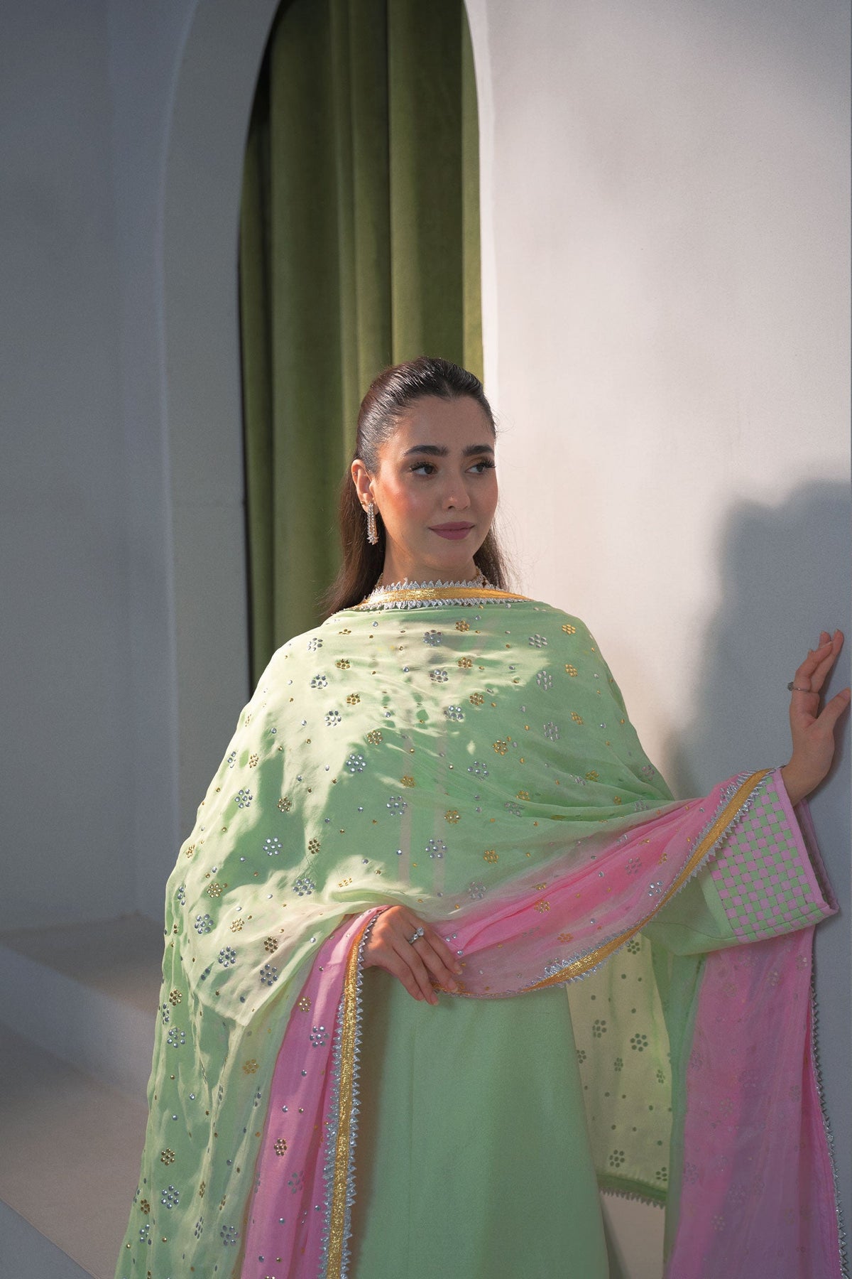 Fozia Khalid | Dilkash Festive Wear 25 | Alaya by Fozia Khalid - Designer Dress - Type : Ladies Clothes - Available at Libayah - 100% Original 