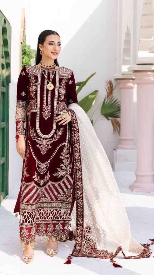 Zebtan | Andaz e Makhmal | ZAM-02 by Zebtan - Designer Dress - Type: Ladies Clothes - Available at Libayah - 100% Original