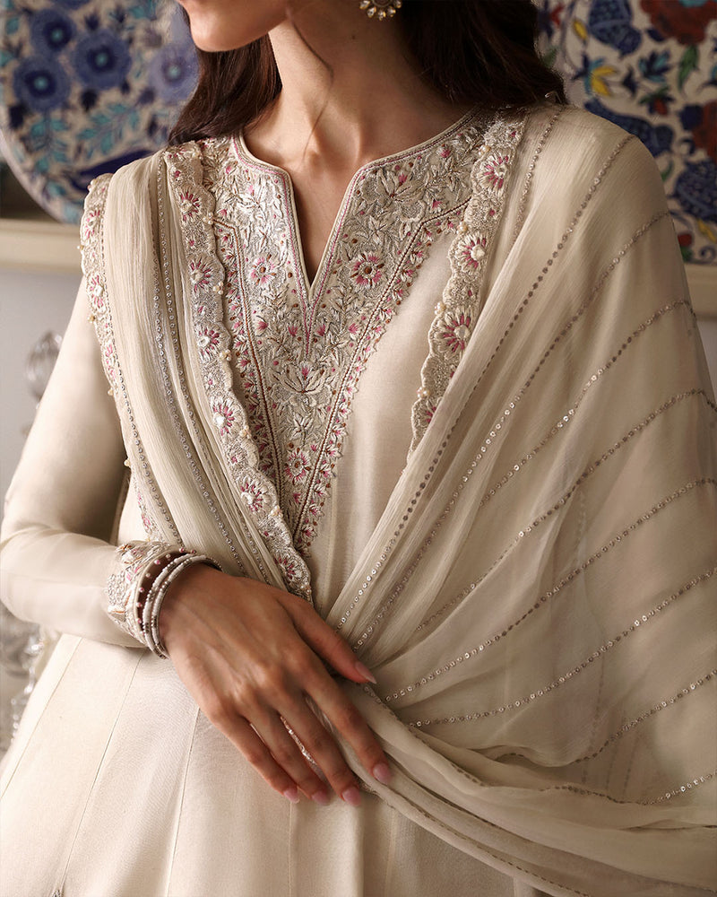 Faiza Saqlain | Mehermah Luxe Formals | Sabina by Faiza Saqlain - Designer Dress - Type: Ladies Clothes - Available at Libayah - 100% Original