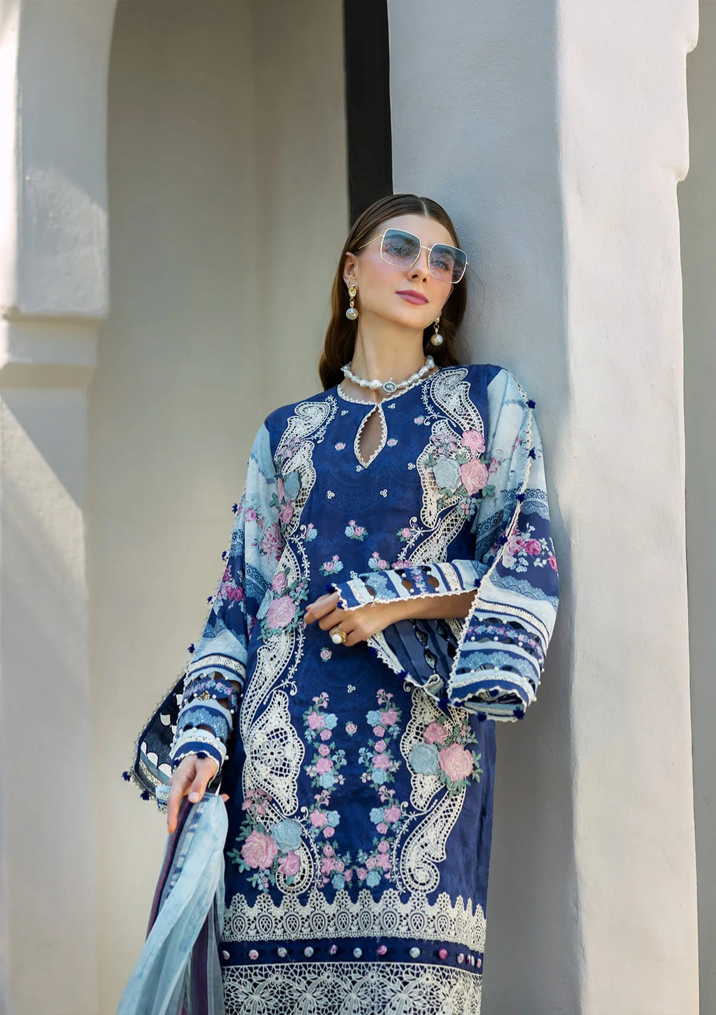 Elaf Premium | Signature 25 | ETS-06A LONDON BLUES by Elaf Premium - Designer Dress - Type: Ladies Clothes - Available at Libayah - 100% Original