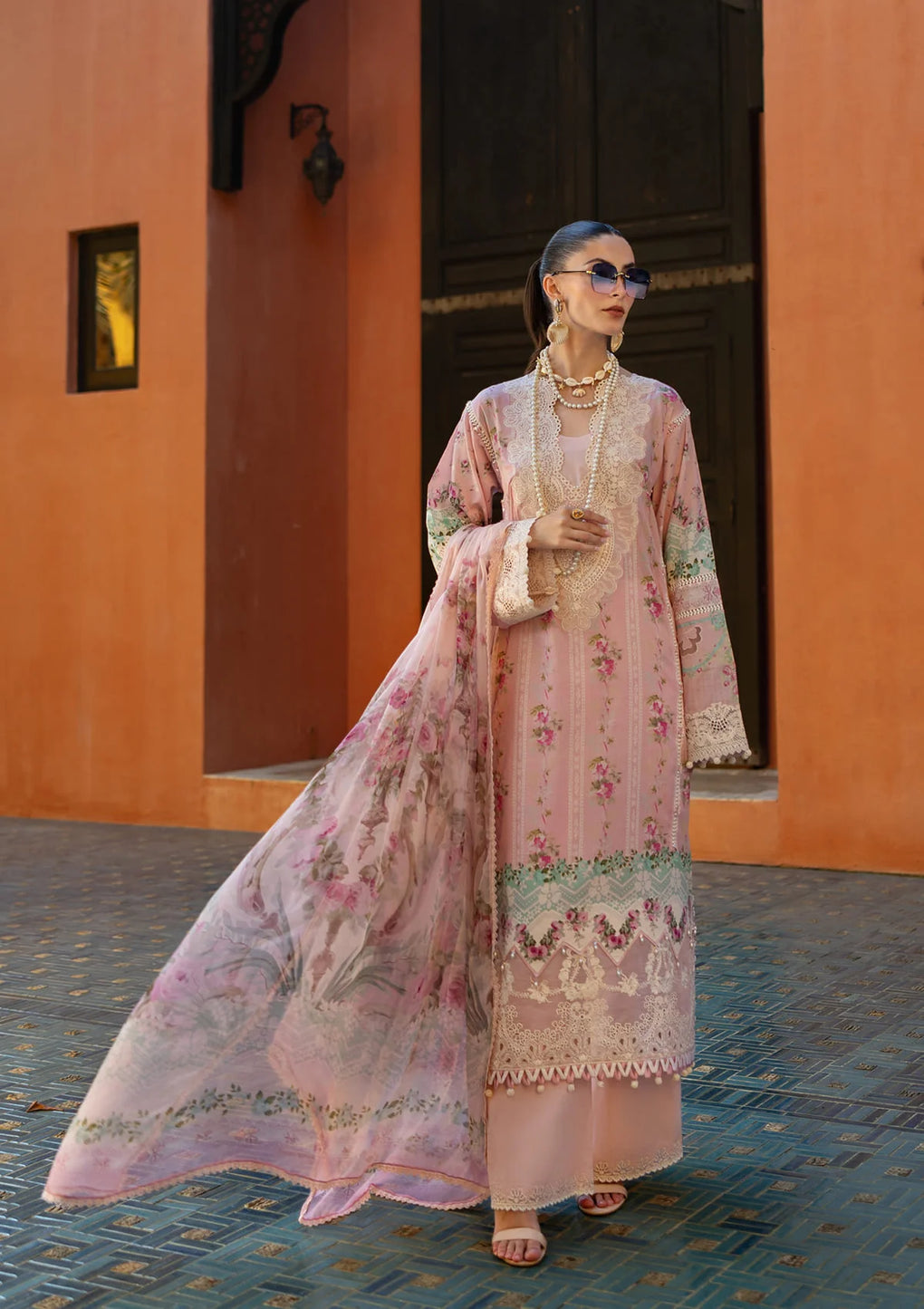 Elaf Premium | Signature 25 | ETS-01B PINK PETAL by Elaf Premium - Designer Dress - Type: Ladies Clothes - Available at Libayah - 100% Original