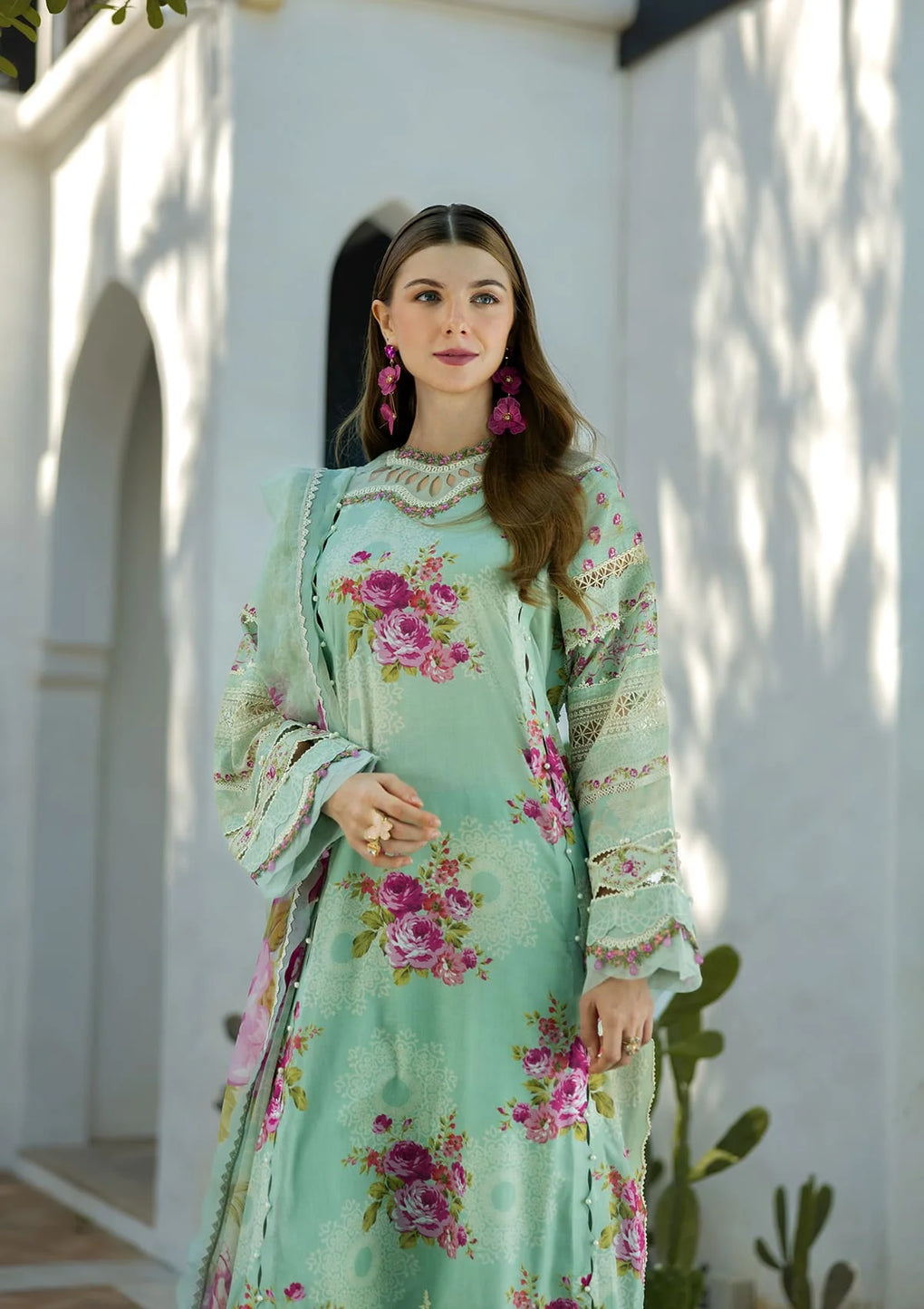 Elaf Premium | Signature 25 | ETS-03A TURQUOISE by Elaf Premium - Designer Dress - Type: Ladies Clothes - Available at Libayah - 100% Original