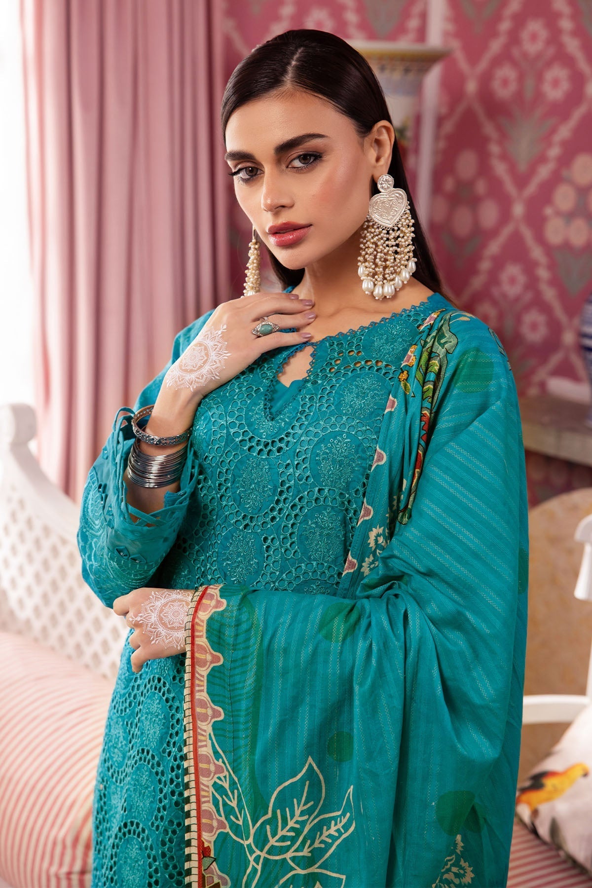 Nureh | Maya Lawn | NS-108 by Nureh - Designer Dress - Type: Ladies Clothes - Available at Libayah - 100% Original